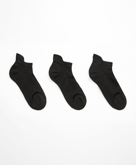 Oysho 3 Pairs Of Polyamide Sports Sneaker Socks Nere | 17325-CRXP