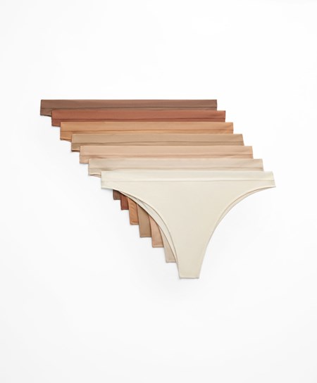 Oysho 7 Pantone™ Polyamide Brazilian Briefs Rosa | 58103-SMJC