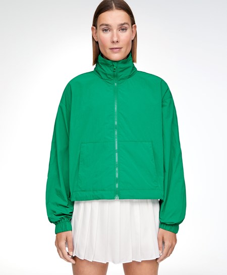 Oysho Acqua-repellent Jacket Verdi Scuro | 25910-RUPA