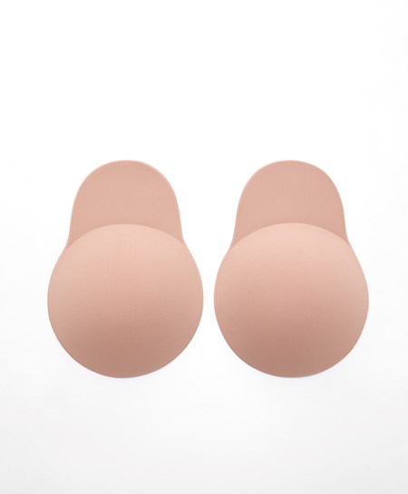 Oysho Adhesive Fabric Bust-enhancing Cups Beige | 06319-ZOWK