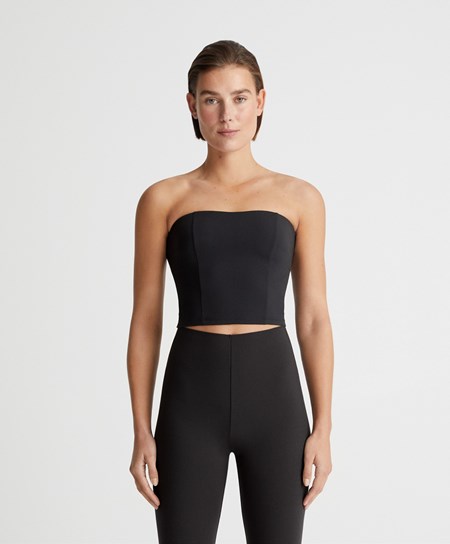 Oysho Bandeau Top Nere | 90423-BTWF