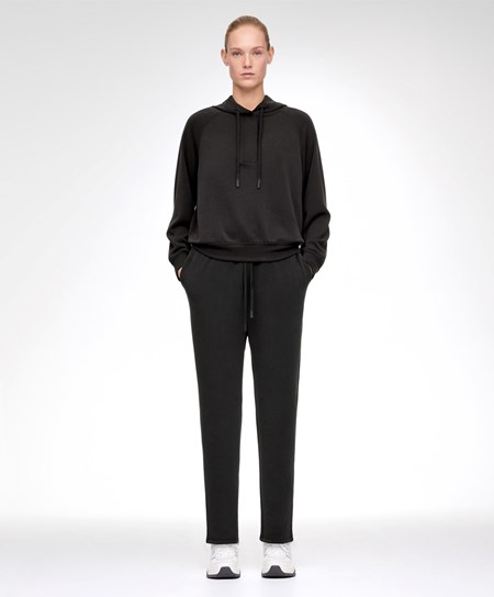Oysho Black Modal Dritto Tracksuit Nere | 69257-XCAU