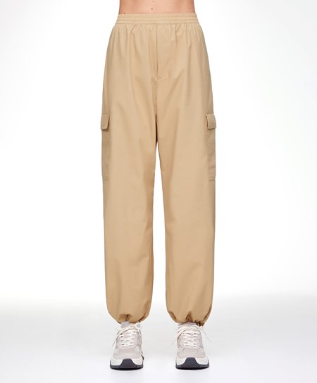 Oysho Cargo Joggers Camel | 89425-QLVF