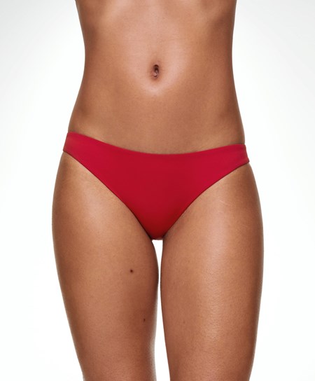 Oysho Classiche Bikini Briefs Rosse | 35908-FCYT