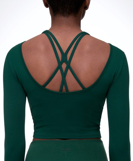 Oysho Comfortlux Back Long-sleeved T-shirt Bottle | 38219-ESZQ