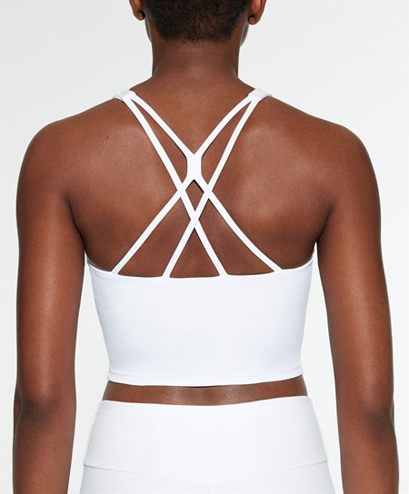Oysho Comfortlux Cinturino Tank Top Bianche | 01489-PQCG