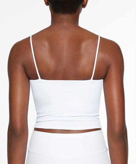 Oysho Comfortlux Cinturino Top Bianche | 43179-DNOW