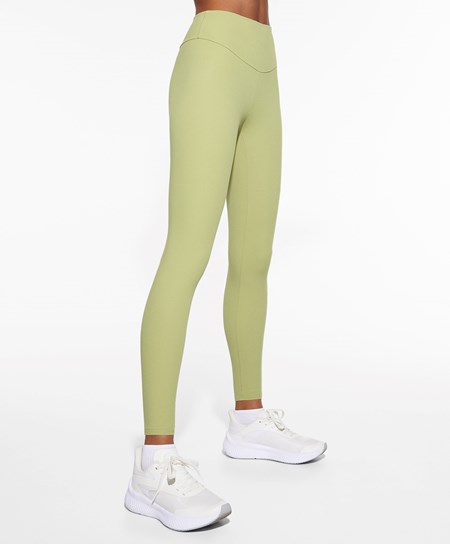 Oysho Comfortlux High-rise Ankle-length Leggings Verdi | 34087-KOTX