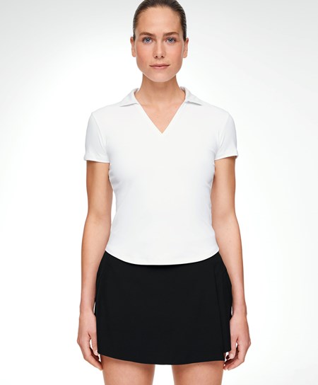 Oysho Comfortlux Polo Shirt Bianche | 75839-JBHS
