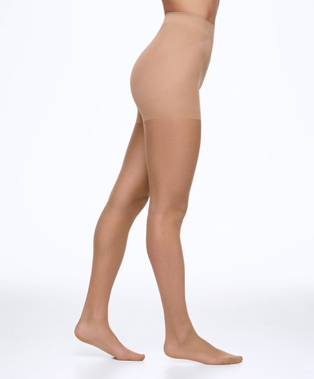 Oysho Compressive 8 Denier Tights Beige | 83769-ATCV
