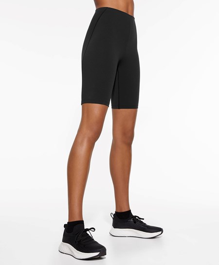 Oysho Compressive Core Control 25cm Cycle Leggings Nere | 54308-SPZW