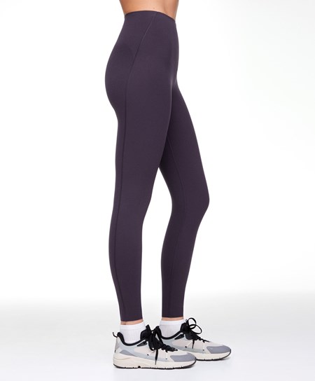 Oysho Compressive Core Control Ankle-length Leggings Viola Scuro | 68194-YGNF