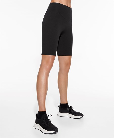 Oysho Compressive Pocket 20cm Cycle Leggings Nere | 83742-CNES