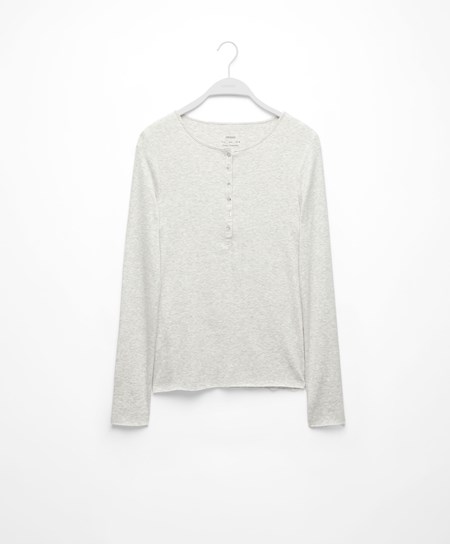 Oysho Costine Long Sleeve T-shirt Grigie | 49687-YNFL