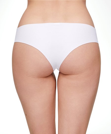 Oysho Cotone Invisible Brazilian Briefs Bianche | 36789-LZUG