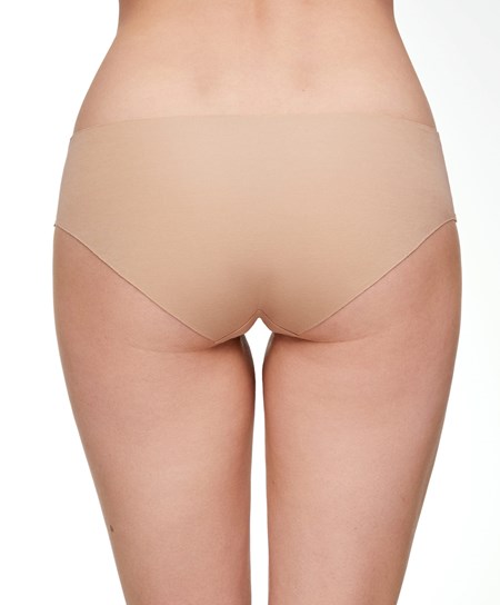 Oysho Cotone Invisible Classiche Briefs Beige | 96470-NTVX
