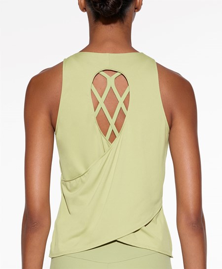 Oysho Cross-back Comfortlux T-shirt Verdi | 89715-VDKP
