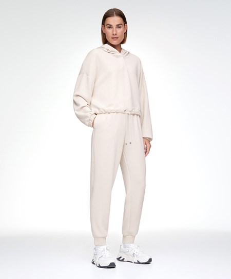 Oysho Ecru Modal Tracksuit Stone | 84659-SCYM