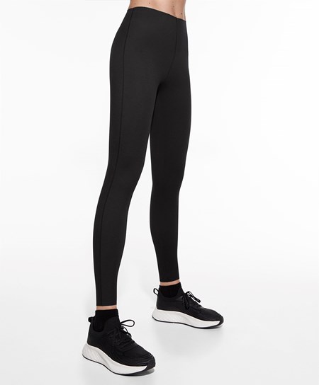 Oysho Extra-compressive Core Control 65cm Ankle-length Leggings Nere | 08429-BCLQ