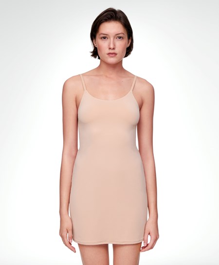 Oysho Invisible Cinturino Slip Beige | 37649-XSNJ