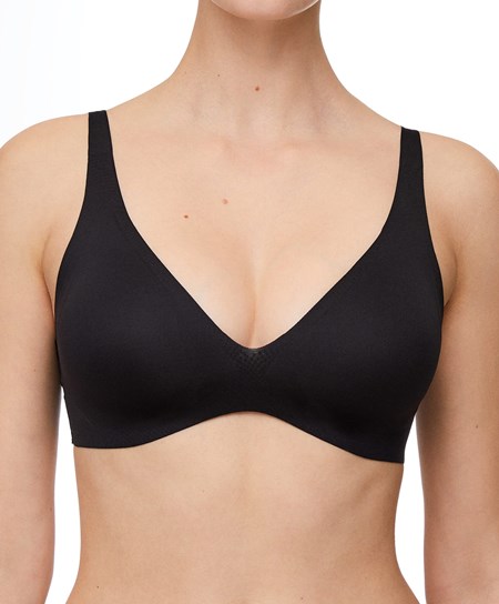 Oysho Invisible Laser-cut Halterneck-style Bra Nere | 37621-XJFE