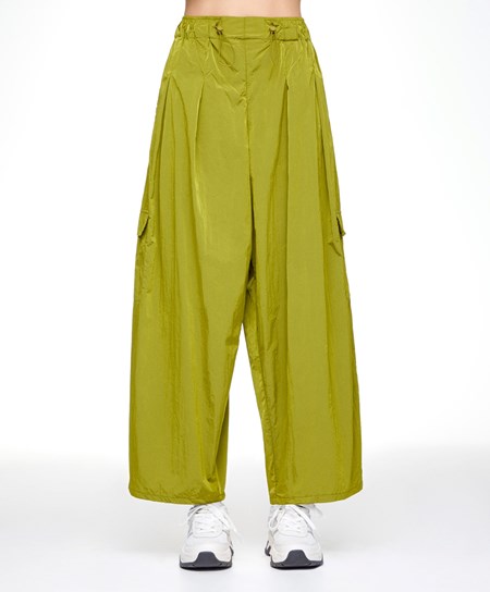 Oysho Larghe-leg Cargo Trousers Verde Oliva | 14852-PYKX