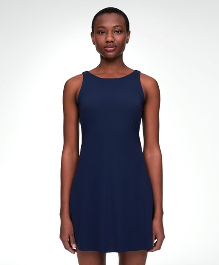 Oysho Light Touch Cinturino Vestito Blu | 19745-CZMY