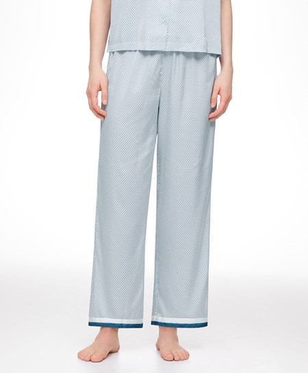 Oysho Long Satin Trousers 3-043 | 01237-ZFTI