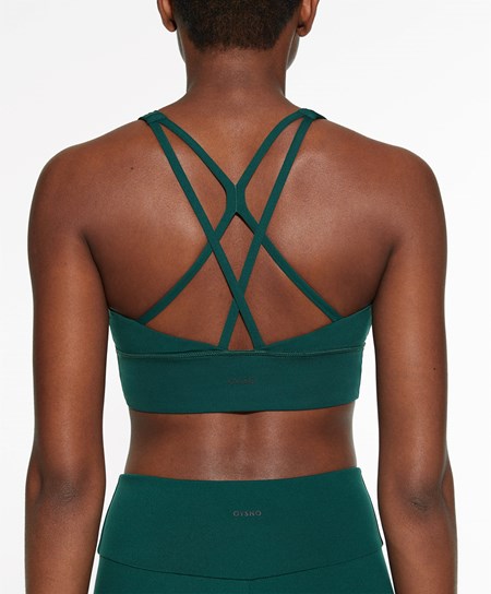 Oysho Medium-support Sports Bra With Cups Bottle | 23501-GMZJ