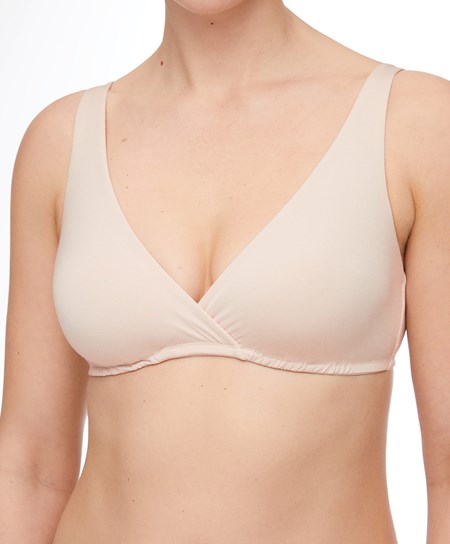 Oysho Modal Triangle Nursing Bra Almond | 26091-FYNW