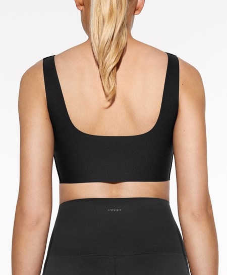 Oysho Perfect-adapt Medium-support Sports Bra With Cups Nere | 07584-YKMI