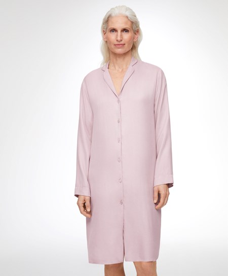 Oysho Piping Nightshirt Rosa | 63098-CTFN