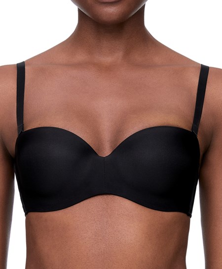 Oysho Polyamide Push-up Bra With Removable Straps Nere | 39642-YBXD