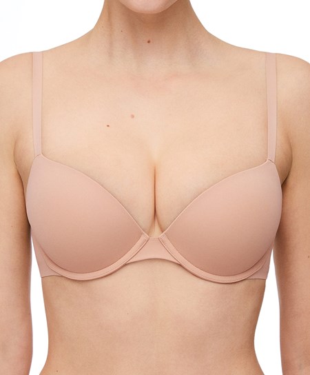 Oysho Push-up Classiche Bra In Polyamide Beige | 48357-OHSI