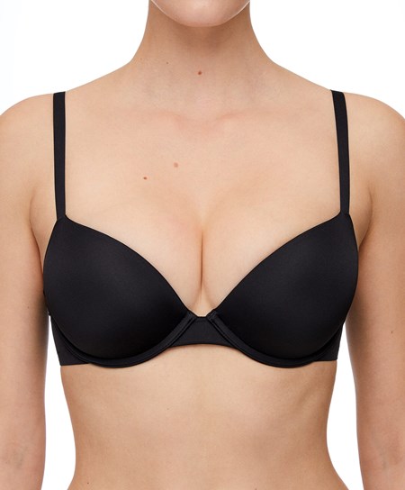 Oysho Push-up Classiche Bra In Polyamide Nere | 97532-SIAP