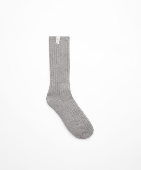 Oysho Rib Classiche Socks Grigie | 34526-DTQR