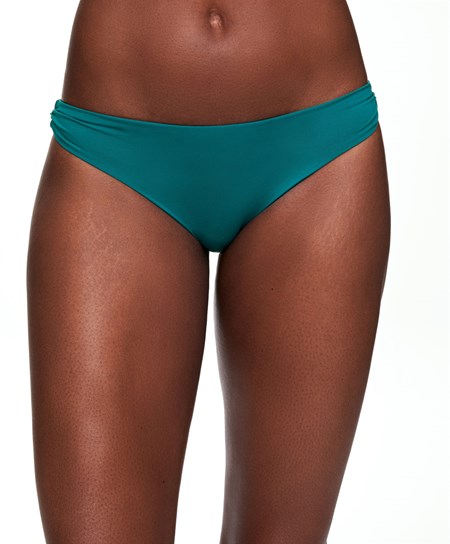 Oysho Ruched Medium-coverage Bikini Briefs Verdi | 59031-CZDE