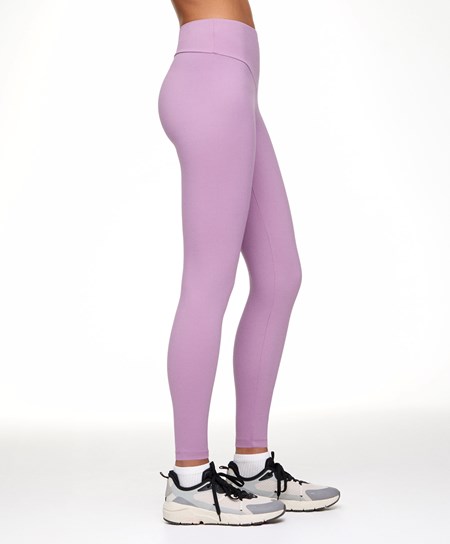 Oysho Soft Compressive 65cm Ankle-length Leggings Pale Mauve | 62380-ZNQO