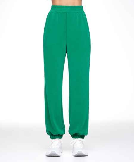 Oysho Soft Touch Modal Joggers Verdi | 70842-IUBK