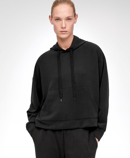 Oysho Soft Touch Modal Sweatshirt Nere | 30897-RESH