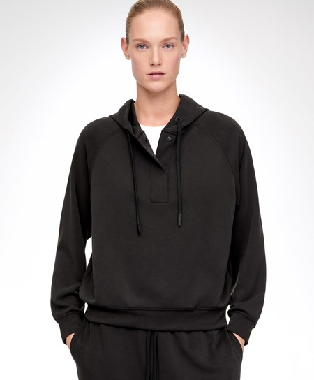 Oysho Soft Touch Modal Sweatshirt Nere | 96034-DLOY