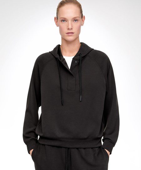 Oysho Soft Touch Modal Sweatshirt Nere | 98375-VCAM