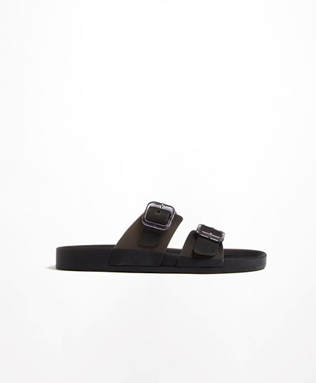 Oysho Translucent Moulded Beach Sandals Nere | 80432-GFKH
