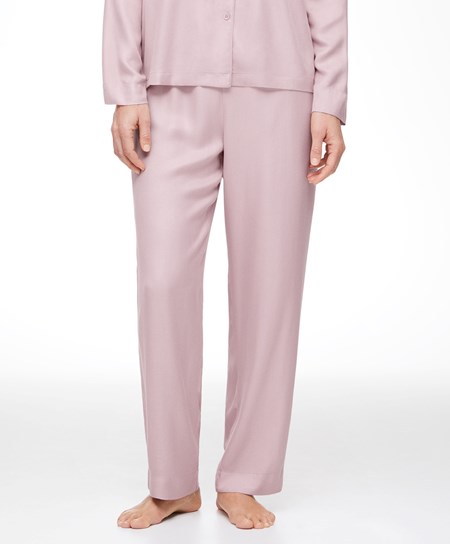 Oysho Trousers With Piping Rosa | 41763-PYTZ