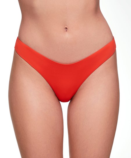 Oysho U-cut Brazilian Bikini Briefs Arancioni | 80234-JLSP