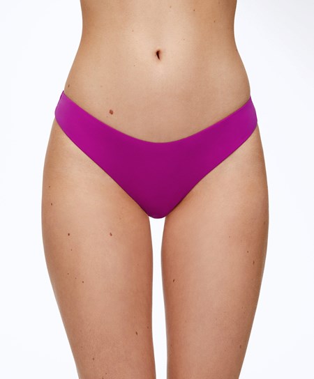 Oysho U-cut Brazilian Bikini Briefs Bougainvillea | 62841-LDGE