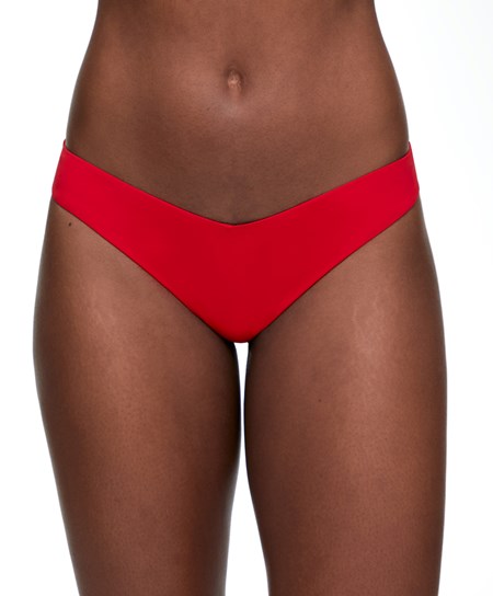 Oysho U-cut Perizoma Bikini Briefs Rosse | 87942-VCIZ