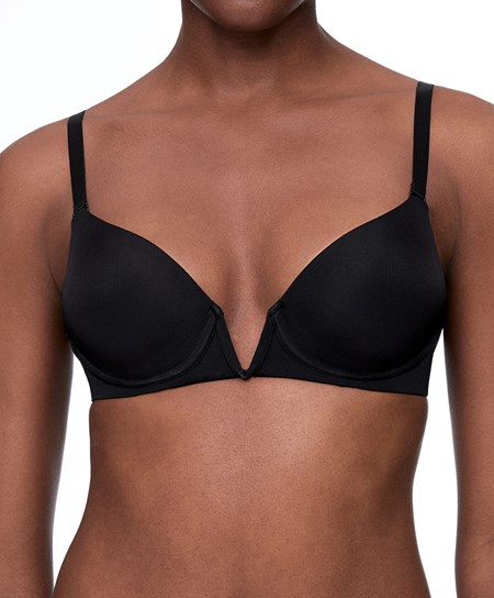 Oysho V-neck Multiway Push-up Bra Nere | 37402-VYFN