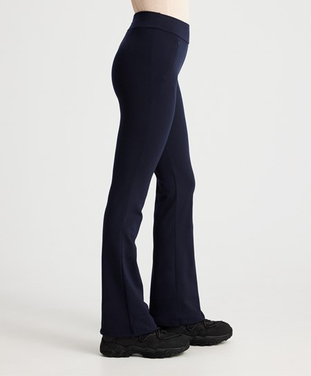 Oysho Warm Flare Trousers Blu | 82036-NFLY