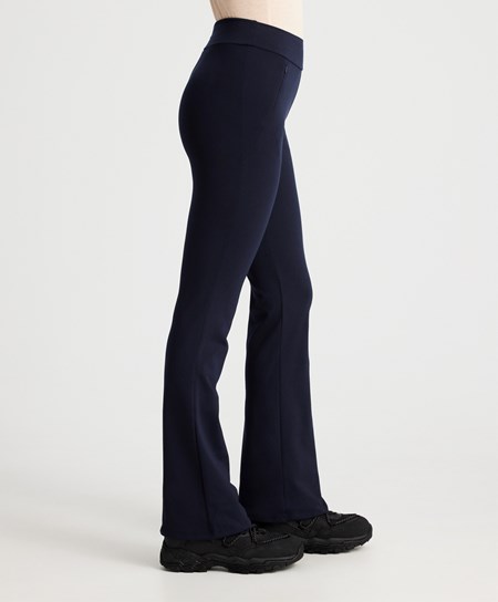 Oysho Warm Flare Trousers Blu | 91587-VONW